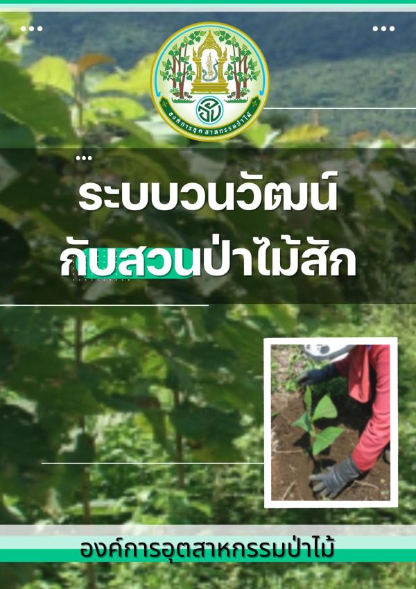 ระบบวนวัฒน์กับสวนป่าไม้สัก ของ องค์การอุตสาหกรรมป่าไม้